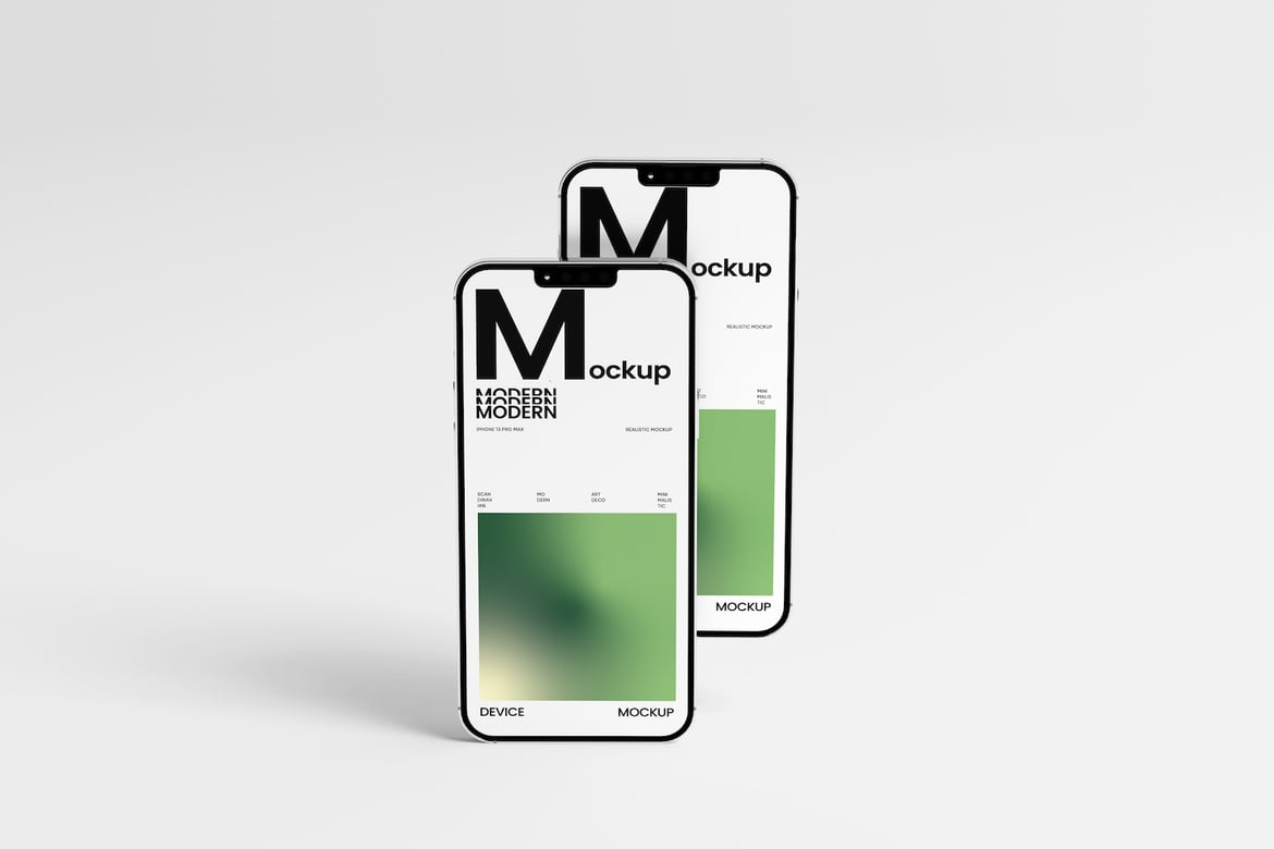Clean Smartphone Mockup PSD Template（141976）-技能树